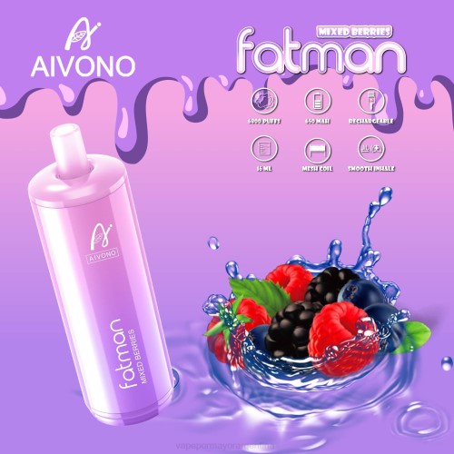 Distribuidor Vapeo Al Por Mayor - Aivono FATMAN 6800 bayas mixtas 02BD27