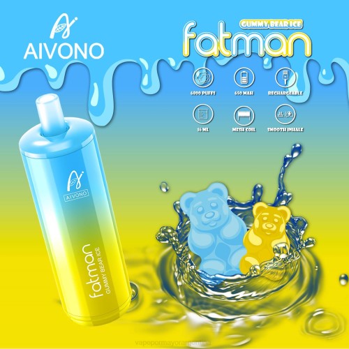 Vape Argentina - Aivono FATMAN 6800 hielo de osito de goma 02BD32