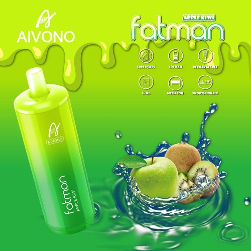 Vape Por Mayor Argentina - Aivono FATMAN 6800 kiwi manzana 02BD31