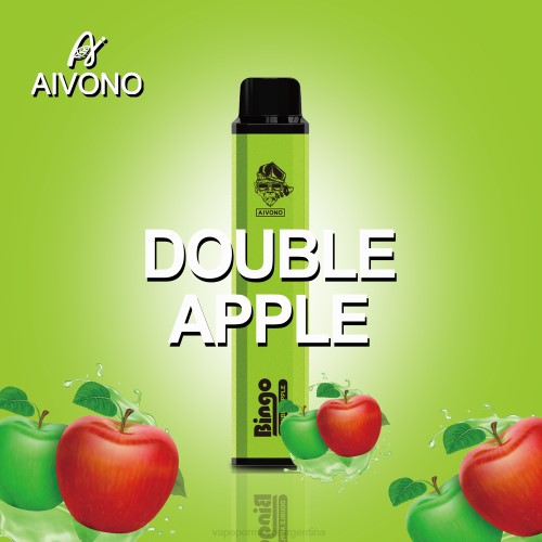 Tienda De Vapeo Al Por Mayor - Aivono AIM BINGO 4000 manzana doble 02BD138