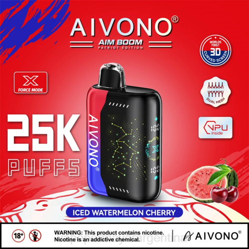 Distribuidor Vapeo Al Por Mayor - Aivono AIM BOOM 25000 cereza de sandía helada 02BD347