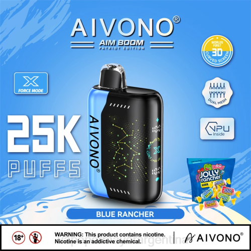 Vaporizador Desechable Al Por Mayor - Aivono AIM BOOM 25000 ranchero azul 02BD344