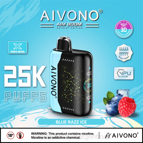 Venta De Vaporizadores Al Por Mayor - Aivono AIM BOOM 25000 hielo azul 02BD345