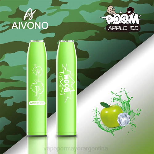 Vaporizador Desechable Al Por Mayor - Aivono AIM BOOM 600 hielo de manzana 02BD354