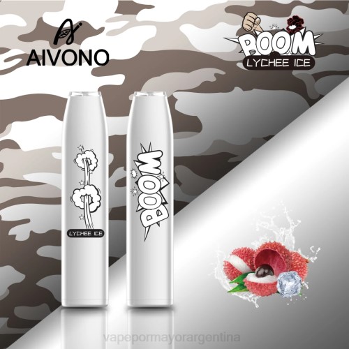 Venta De Vaporizadores Al Por Mayor - Aivono AIM BOOM 600 hielo de lichi 02BD365