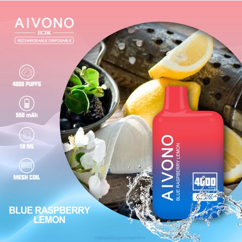 Distribuidor Vapeo Al Por Mayor - Aivono AIM BOXX 4000 limón frambuesa azul 02BD217