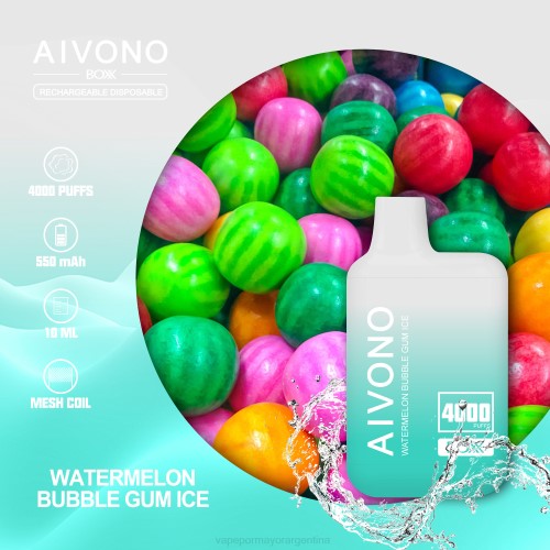 Distribuidor Vapeo Al Por Mayor - Aivono AIM BOXX 4000 sandía chicle hielo 02BD227