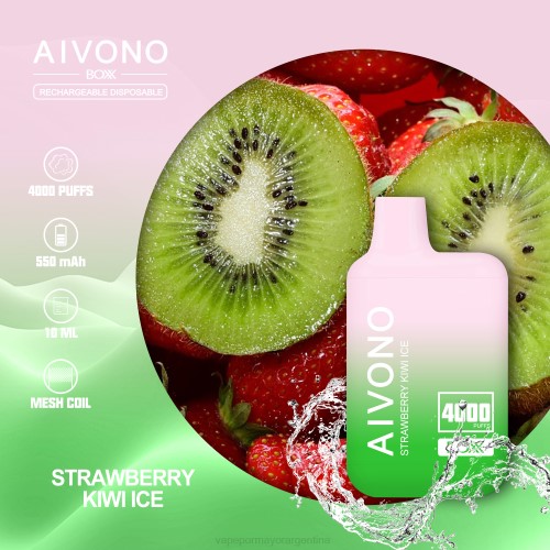 Productos De Vapeo Al Por Mayor - Aivono AIM BOXX 4000 hielo de fresa y kiwi 02BD229