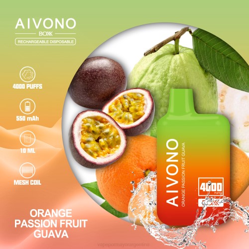 Vape Argentina - Aivono AIM BOXX 4000 guayaba naranja y maracuyá 02BD212