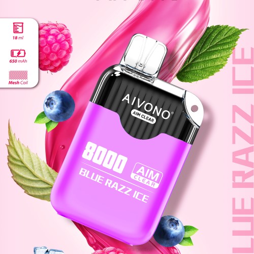 Vape Argentina - Aivono AIM CLEAR 8000 hielo azul 02BD202