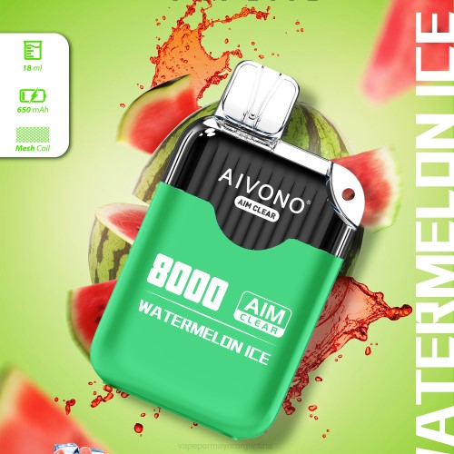 Vaporizador Desechable Al Por Mayor - Aivono AIM CLEAR 8000 hielo de sandia 02BD204