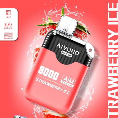 Venta De Vaporizadores Al Por Mayor - Aivono AIM CLEAR 8000 hielo de fresa 02BD205