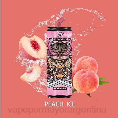 Vape Recargable - Aivono AIM WINNER 6000 botellas de coca cola hielo de durazno 02BD120