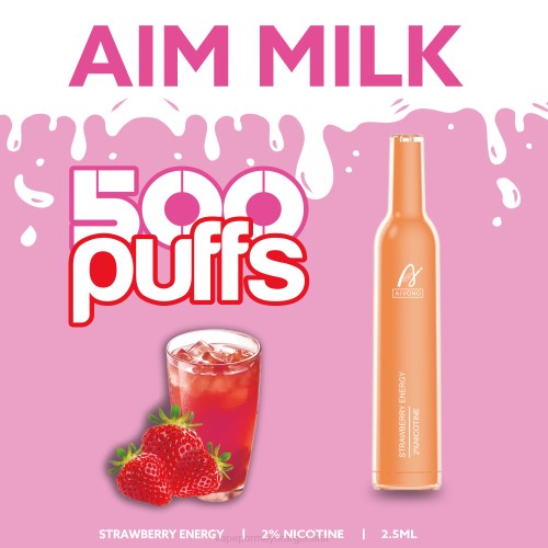 Vapeo Al Por Mayor - Aivono AIM MILK 500 energía fresa 02BD266