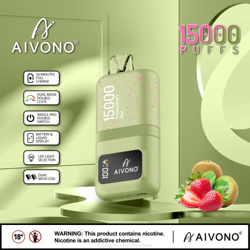 Vaporizador Al Por Mayor - Aivono AIM magic 15000 kiwi fresa 02BD63