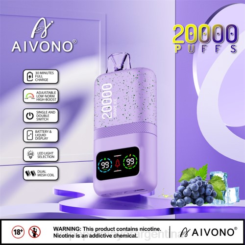 Vapeo Al Por Mayor - Aivono AIM magic 20000 hielo de uva 02BD86