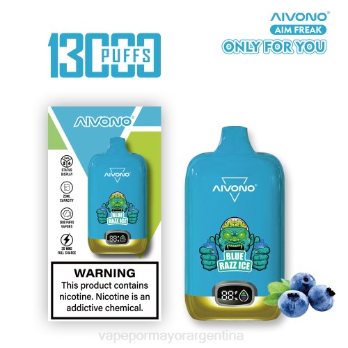 Vape Argentina - Aivono AIM FREAK 13000 hielo azul 02BD242