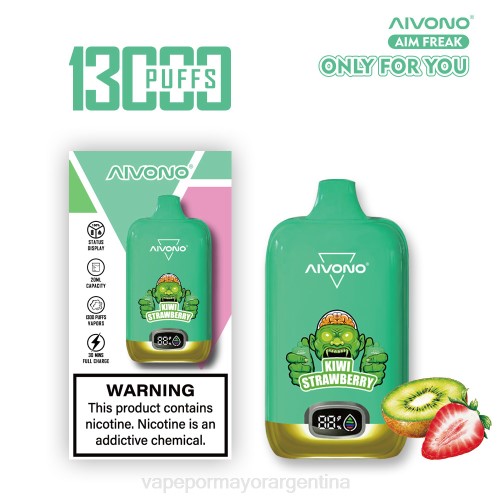 Vapeo Al Por Mayor - Aivono AIM FREAK 13000 kiwi fresa 02BD246