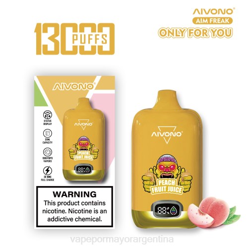 Venta De Vaporizadores Al Por Mayor - Aivono AIM FREAK 13000 jugo de durazno 02BD245