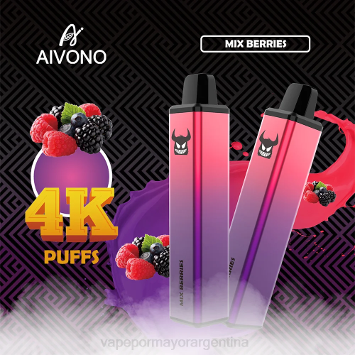 Vape Recargable - Aivono AIM FREAK 4000 bayas mixtas 02BD260