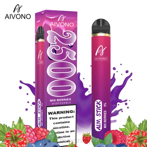 Tienda De Vapeo Al Por Mayor - Aivono AIM STICK 2500 mezclar bayas 02BD158
