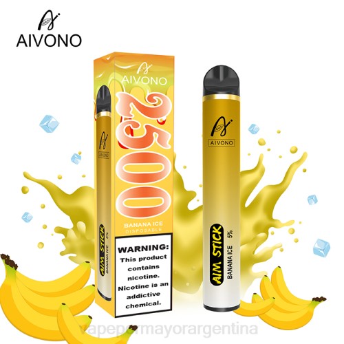 Vape Por Mayor Argentina - Aivono AIM STICK 2500 hielo de plátano 02BD151