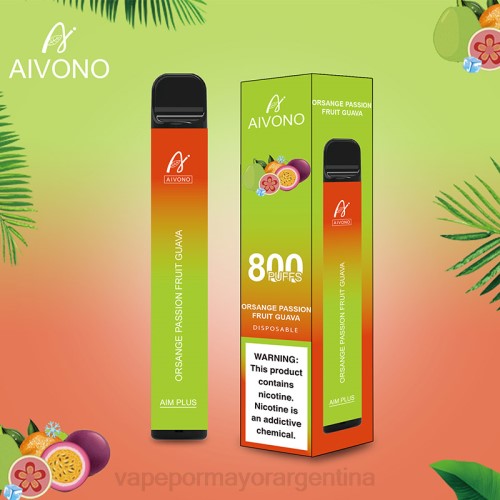 Productos De Vapeo Al Por Mayor - Aivono AIM PLUS 800 naranja maracuyá guayaba 02BD189