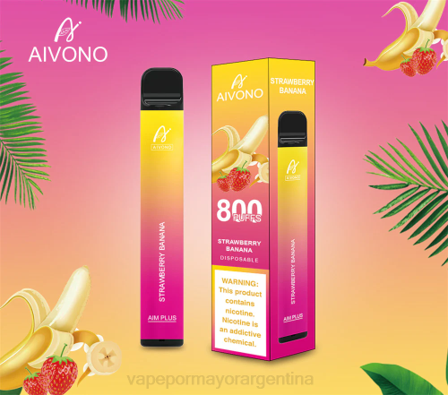 Vape Argentina - Aivono AIM PLUS 800 plátano fresa 02BD192