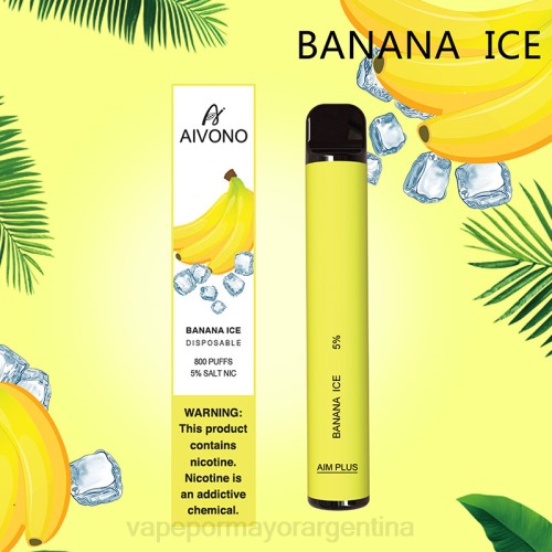 Vape Por Mayor Argentina - Aivono AIM PLUS 800 hielo de plátano 02BD171
