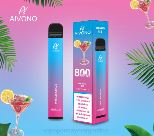 Vape Por Mayor Argentina - Aivono AIM PLUS 800 limonada rosa 02BD191