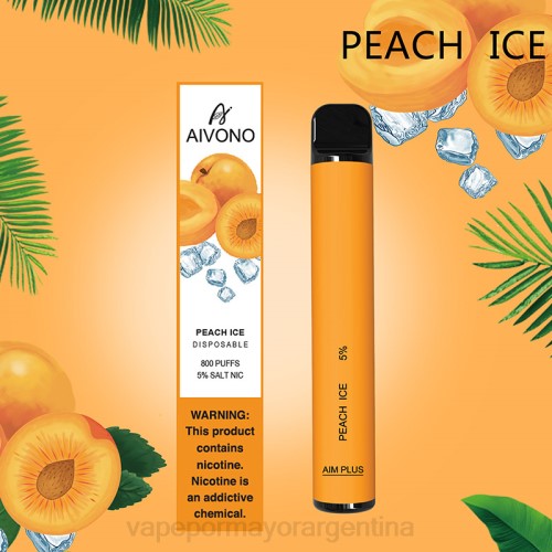 Vape Recargable - Aivono AIM PLUS 800 hielo de durazno 02BD190