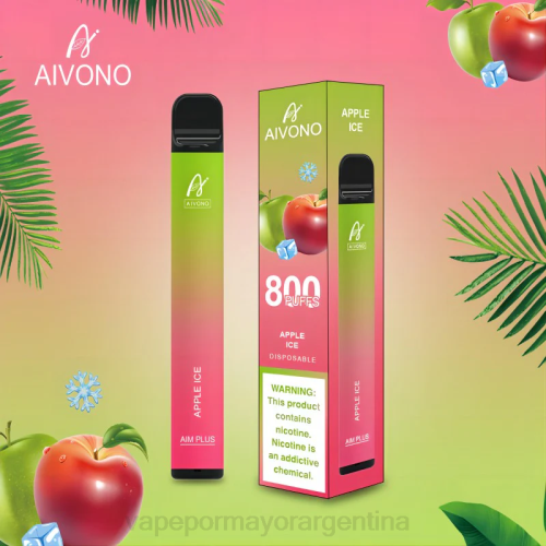 Vape Recargable - Aivono AIM PLUS 800 hielo de manzana 02BD170