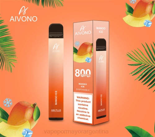 Vaporizador Desechable Al Por Mayor - Aivono AIM PLUS 800 hielo de mango 02BD184