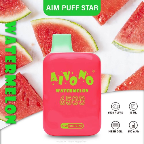 Vape Por Mayor Argentina - Aivono AIM PUFF STAR 6500 sandía 02BD291