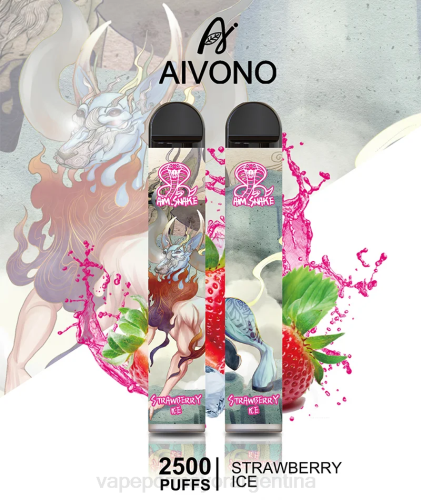Productos De Vapeo Al Por Mayor - Aivono AIM SNAKE 2500 hielo de fresa 02BD319