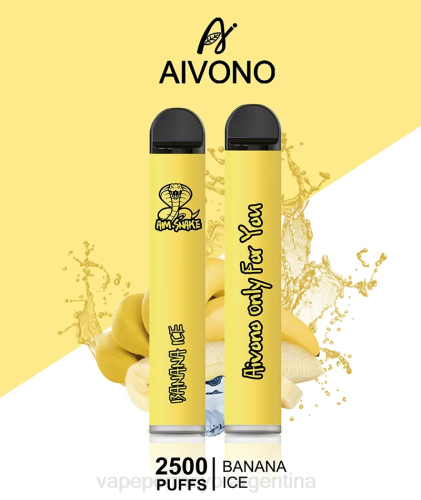 Tienda De Vapeo Al Por Mayor - Aivono AIM SNAKE 2500 hielo de plátano 02BD298