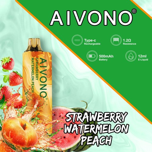 Tienda De Vapeo Al Por Mayor - Aivono AIM GUN 7000 fresa sandia durazno 02BD108