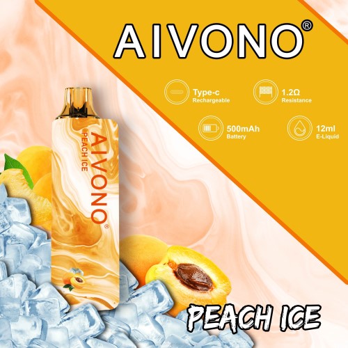 Vaporizador Al Por Mayor - Aivono AIM GUN 7000 hielo de durazno 02BD103