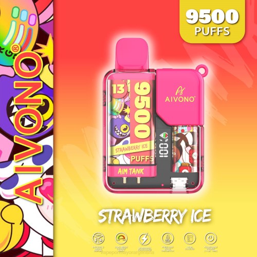 Tienda De Vapeo Al Por Mayor - Aivono AIM TANK 9500 hielo de fresa 02BD38