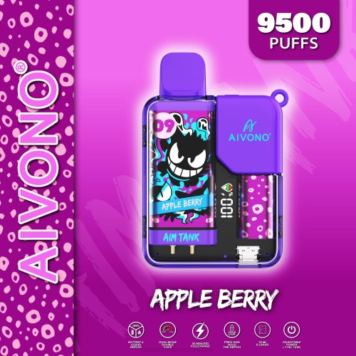 Vaporizador Al Por Mayor - Aivono AIM TANK 9500 baya de manzana 02BD43