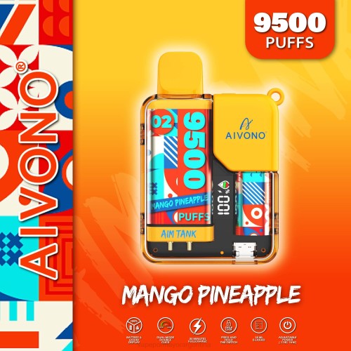 Vaporizador Desechable Al Por Mayor - Aivono AIM TANK 9500 mango piña 02BD34