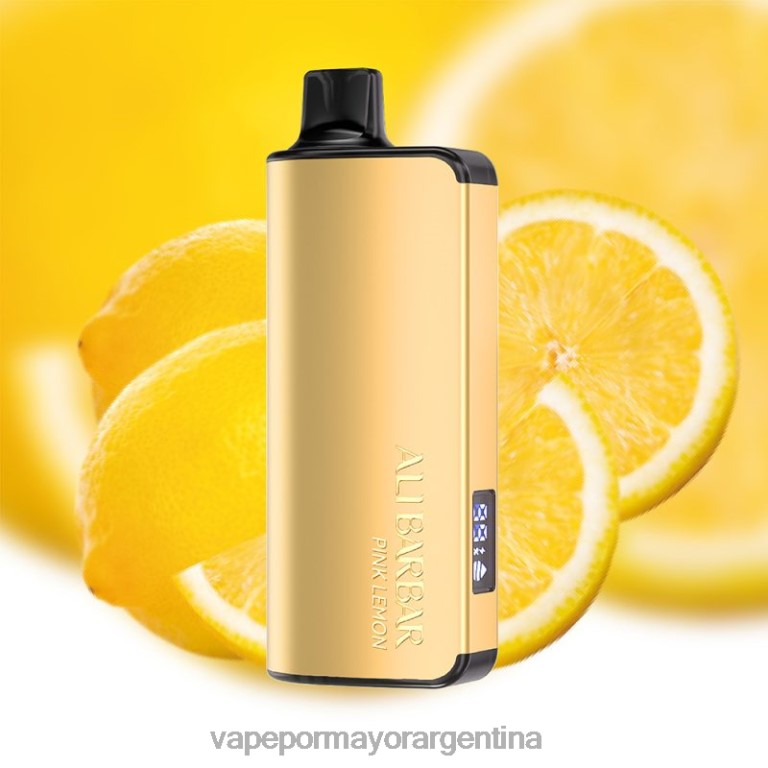 Vape Recargable - Alibarbar Ingot 20000 vaporizadores desechables limon rosa 6262440
