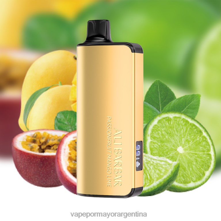 Vape Argentina - Alibarbar Ingot 9000 vaporizadores desechables maracuyá mango lima 6262422