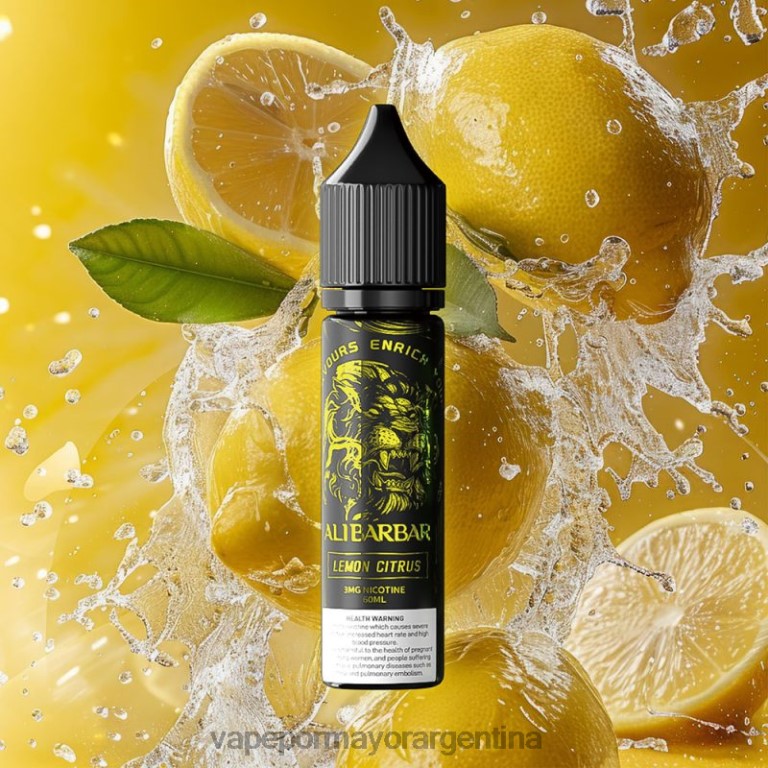 Vape Recargable - Alibarbar narguile de ónix cítricos de limón 6262490