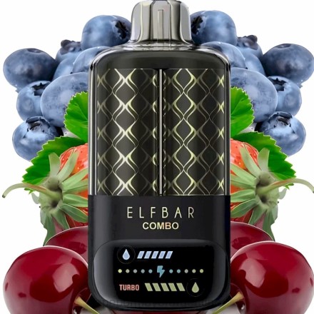 Vape Argentina - Elf Bar Combo 25000 arándanos, frambuesa ácida y cereza J4602
