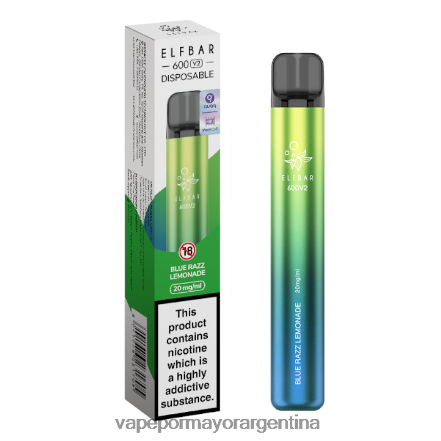 FDLPBF274 limonada azul razz - Vapeo Al Por Mayor ELFBAR 600V2 20 mg