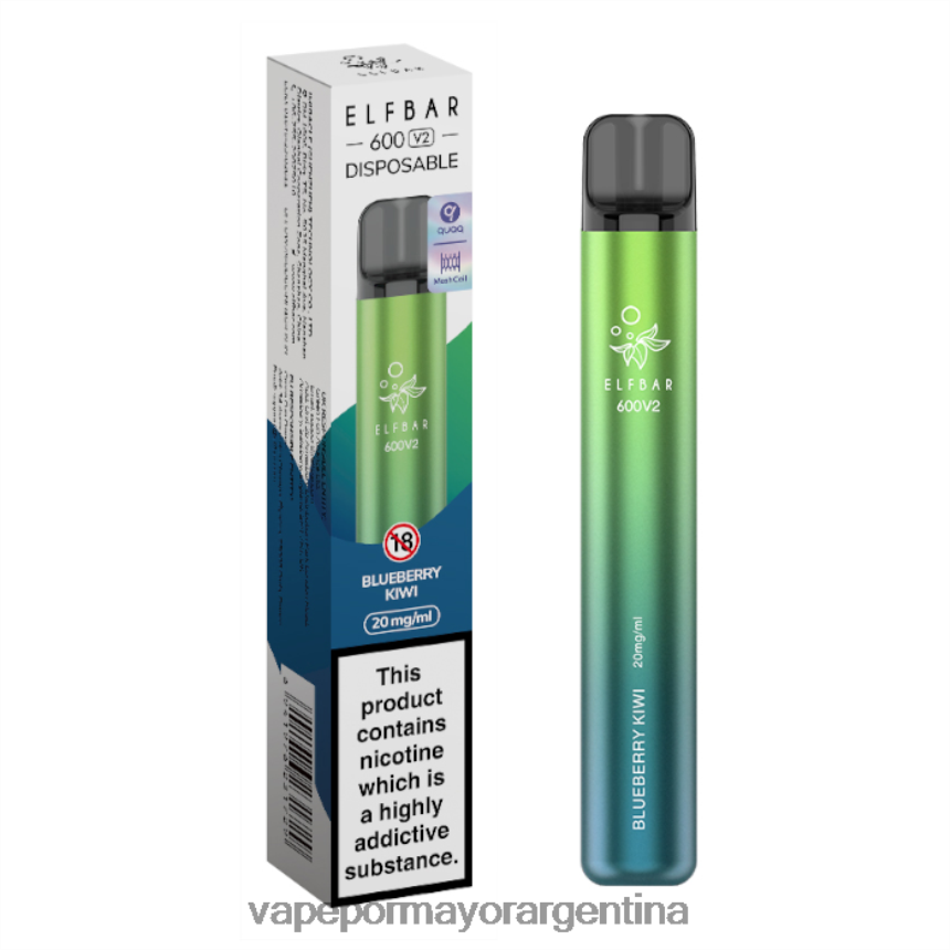 FDLPBF276 kiwi de arándanos - Tienda De Vapeo Al Por Mayor ELFBAR 600V2 20 mg