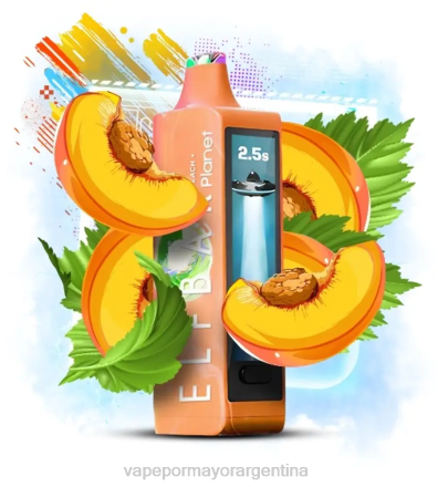 Vaporizador Desechable Al Por Mayor - Elf Bar Planet 25000 durazno J46024