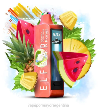 Venta De Vaporizadores Al Por Mayor - Elf Bar Planet 25000 sandia piña J46025