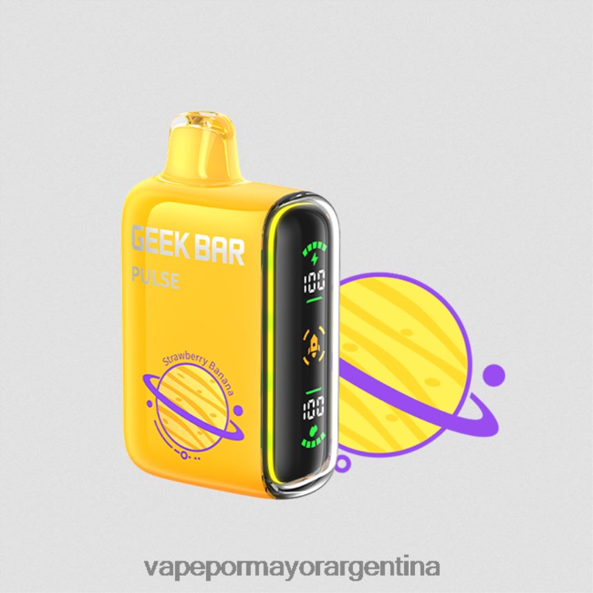 FDLPBF75 Fresa plátano - Distribuidor Vapeo Al Por Mayor GEEK BAR Pulse edición planeta 7500 inhalaciones/15000 inhalaciones